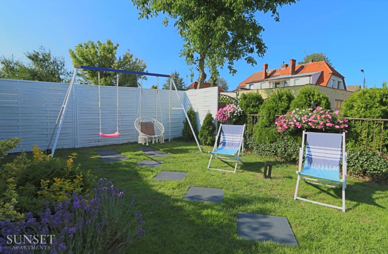 Sunset Apartments - Domek Z Ogrodem Grilem I Parkingiem! Свіноуйсьце Екстер'єр фото